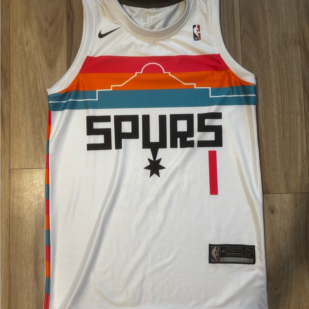 2019-20 Medium Nike Spurs Lonnie Walker IV “Black Lives Matter” Social Justice